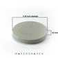 FLAT lid mold (Classic, Large)